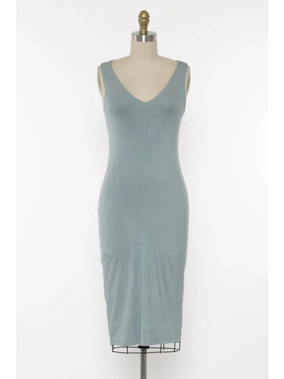 Final Touch - Wholesale Dress - Women's - Double Layer Bodycon Dress - D1600312