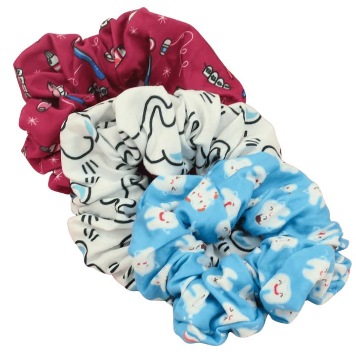 Dental Scrunchie Pack for wholesale by The Sassy Olive Handmade Headbands
