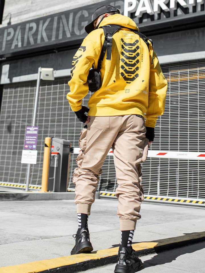 Fabric of the Universe - Wholesale Hoodie - Heren - VRTB-02 Gele Hoodie