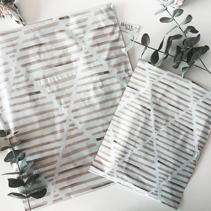 Mauve and Mallow Clothing Co - Wholesale Envelopes - Neutral Earth Toned Bohemian Poly Mailers6