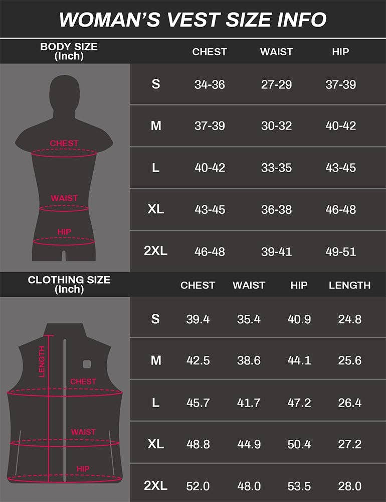 Antarctica Outdoors - Vendita all'ingrosso Gilè imbottito - Donna - GILET ANTARCTICA GEAR da Donna Riscaldato Ricaricabile Leggero per l'Inverno all'Aperto8