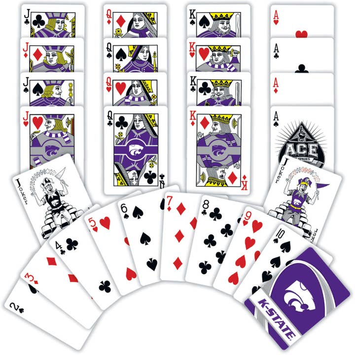 Masterpieces Puzzles - Wholesale Playing Cards - Kansas State Wildcats Playing Cards1