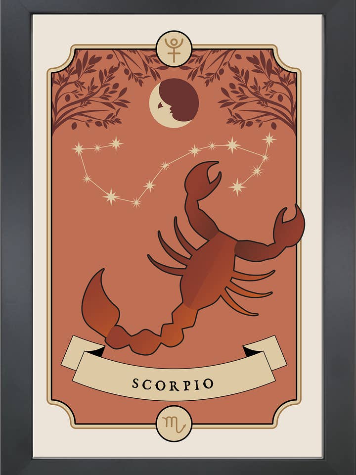 Scorpio Zodiac Illustration for wholesale by The Brightener Group