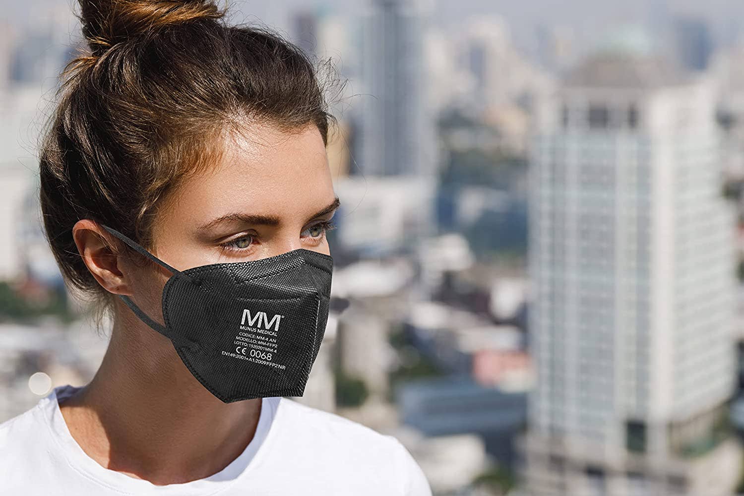 Munus Medical – wholesale Medicinsk mask – FFP2 MM-4AN RESPIRATOR - SVART - Munus Medical11