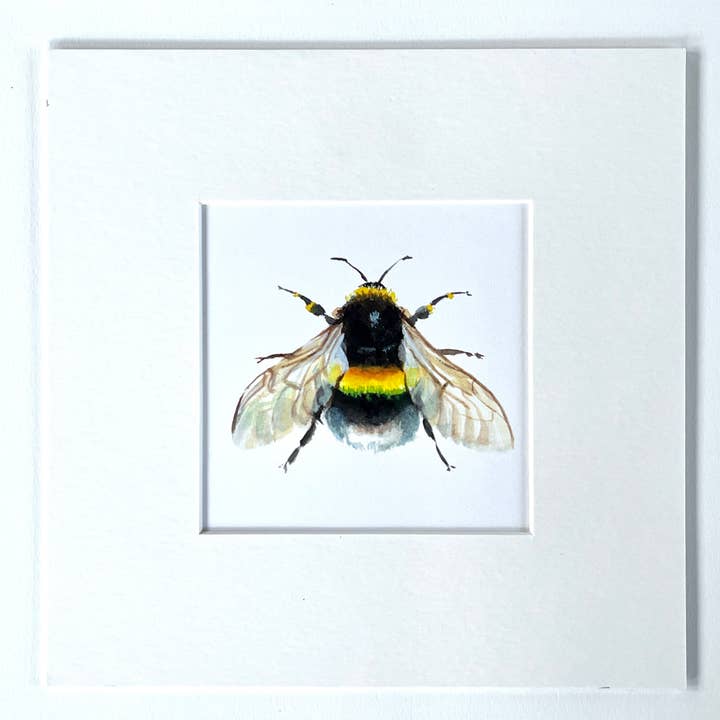 Bumble Bee - Mini stampa quadrata per la vendita all'ingrosso da parte di Susel & Co