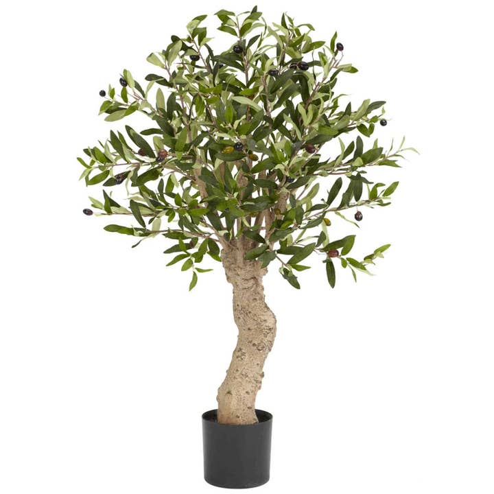2.5' Olive Silk Tree for wholesale by Silk Flower Depot