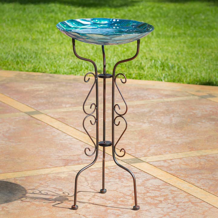 Tall Bird Bath Stand for wholesale by Evergreen Enterprises