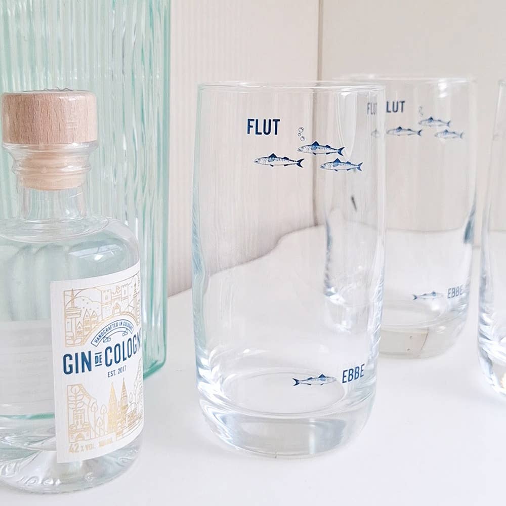 Bow & Hummingbird – Großhandel Trinkglas/Tasse – Kristallglas, Longdrinkglas "Ebbe & Flut" made in EU6