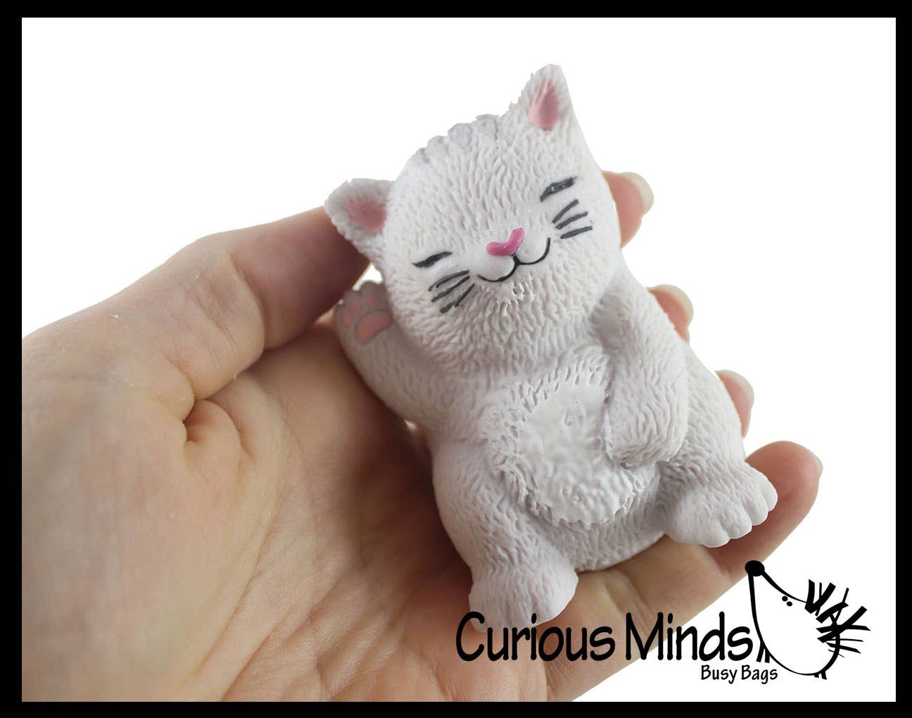 Curious Minds Toys – Großhandel Squishy-Spielzeug – Kind & Baby – Streßball für Katzen, weich, cremefarben, gefüllt mit Hund, Squishy Ball, 1 Stück7