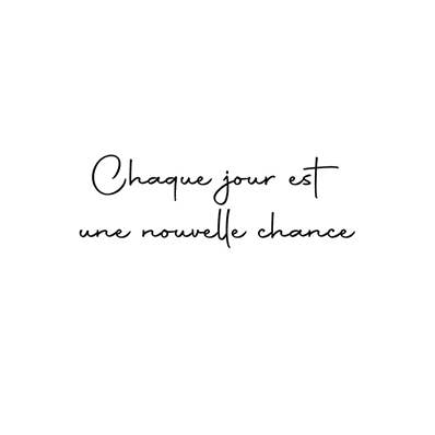 Tatuagem temporária Sioou 'Cada dia é uma nova chance' por atacado de Sioou