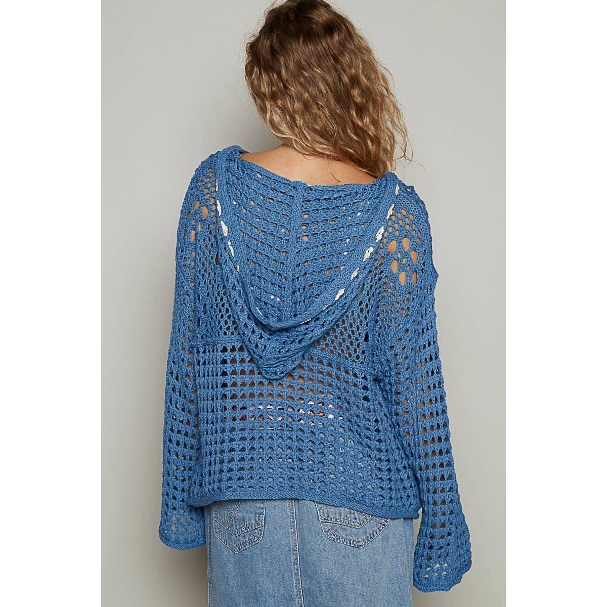 Apolline - Wholesale Knit Sweater - Women's - V Neck American Flag Hoodie Sweater Patriotic Cozy and Styli7