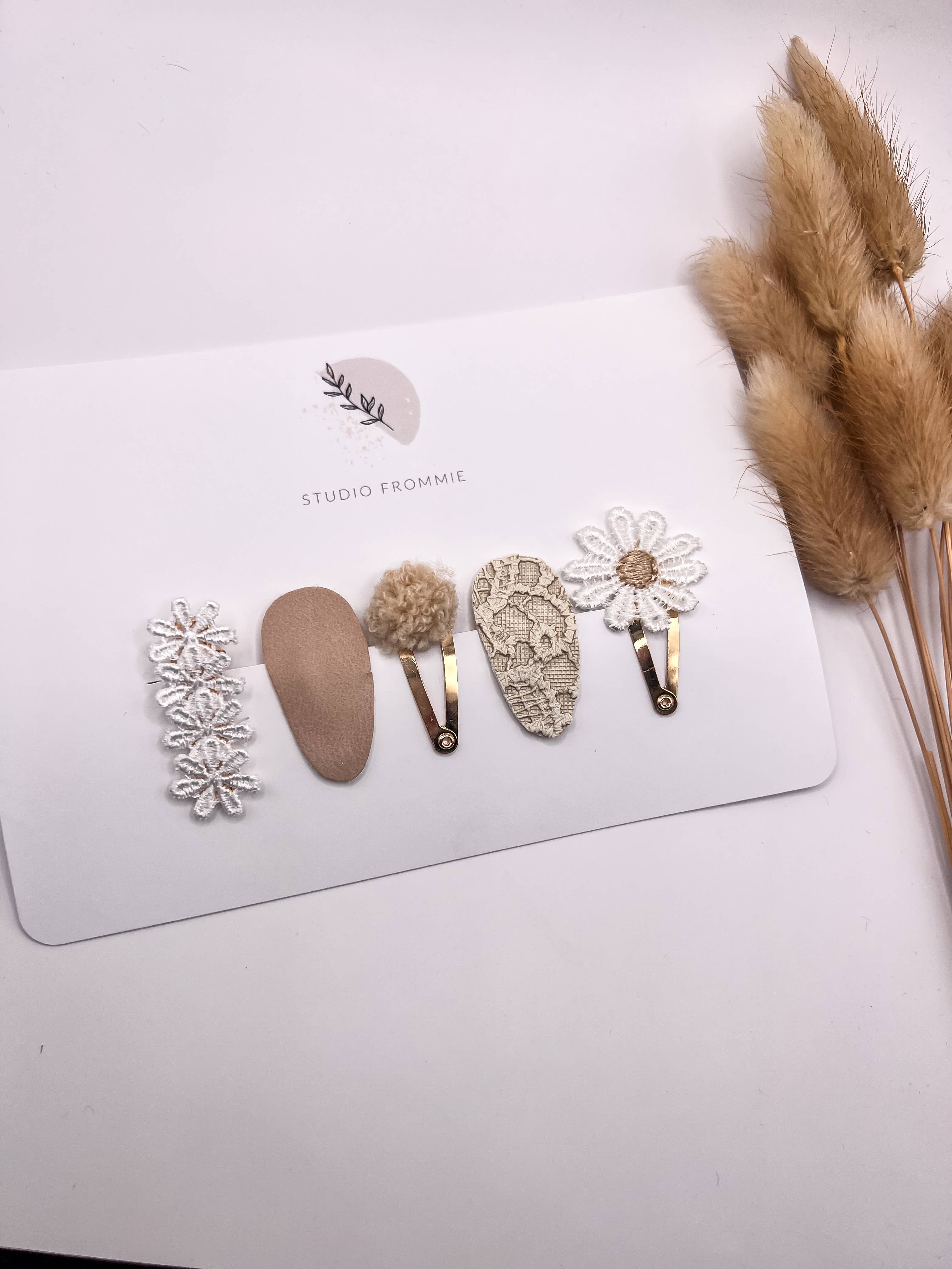 Studio Frommie – Engroshandel Hårspænde - Børn – Lilly - 05 hårclips sæt