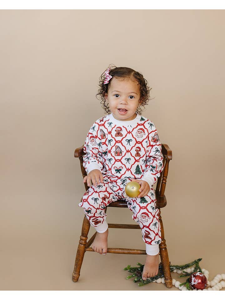 Lucky Panda Kids - Wholesale Top & Pant Set - Kids - Jogger Set | Christmas Bear5