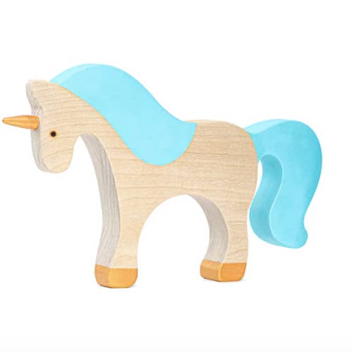 PoppyBabyCo – Engroshandel Trælegetøj - Børn – Waldorf stort træ Unicorn legetøj