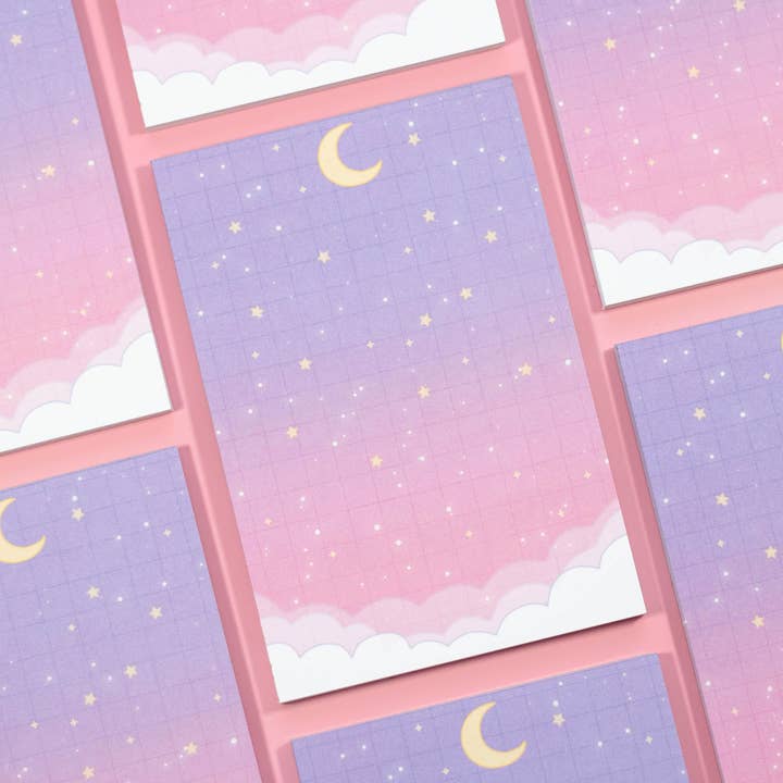 Unicorn Eclipse - Wholesale Notepad - Starry Clouds Notepad3