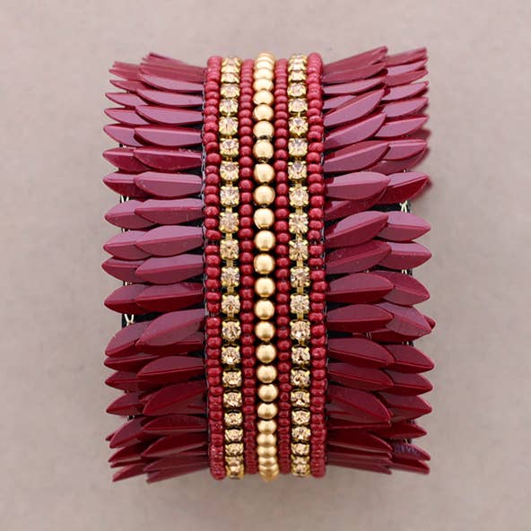 Sonata - Wholesale Beaded bracelet - Adjustable Sequins Bracelet6