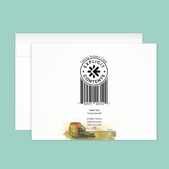 Explicit Contents - Wholesale Birthday Card - Party Time2