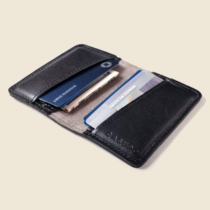 CASUPO - Wholesale Wallet - Unisex - Black Men's Leather Bifold Wallet – RFID, Fall/Winter Edit2