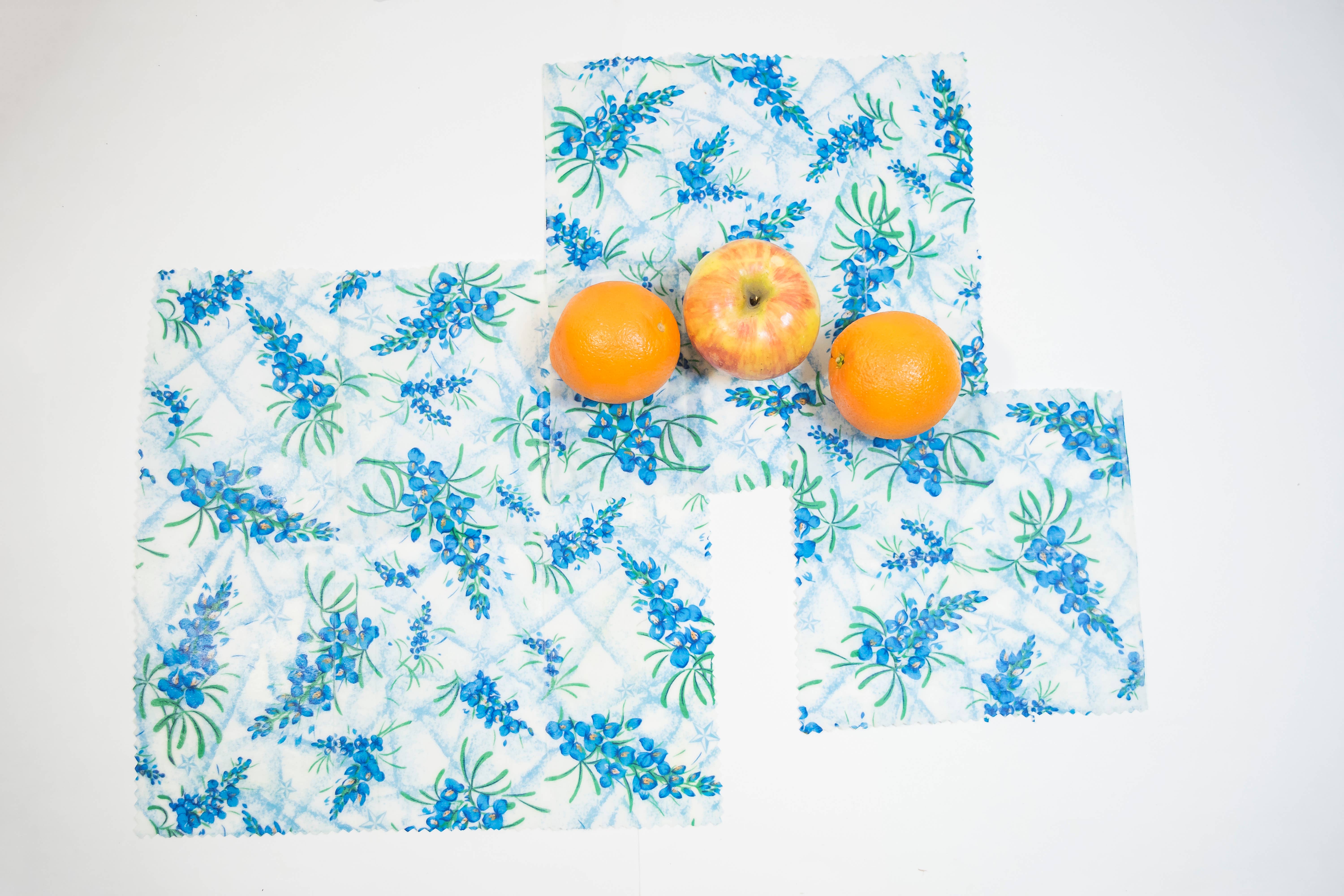 GreenLife Apothecary - Wholesale Food Storage Wrap/Bag - 3 PACK Beeswax Food Wrap, Random Pattern, eco friendly9