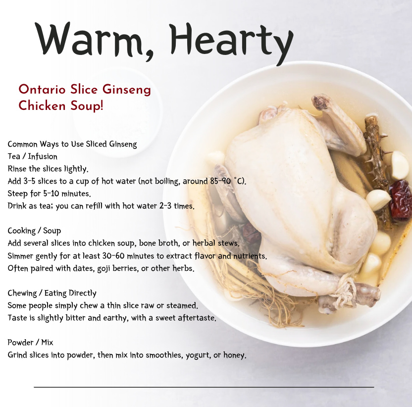 Lisata - Wholesale Herbs - Canadian Ginseng Slice Medium - 150gr2