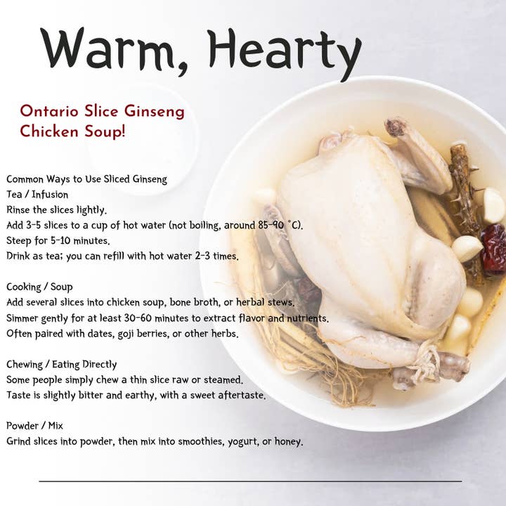 Lisata - Wholesale Herbs - Canadian Ginseng Slice Medium - 150gr2