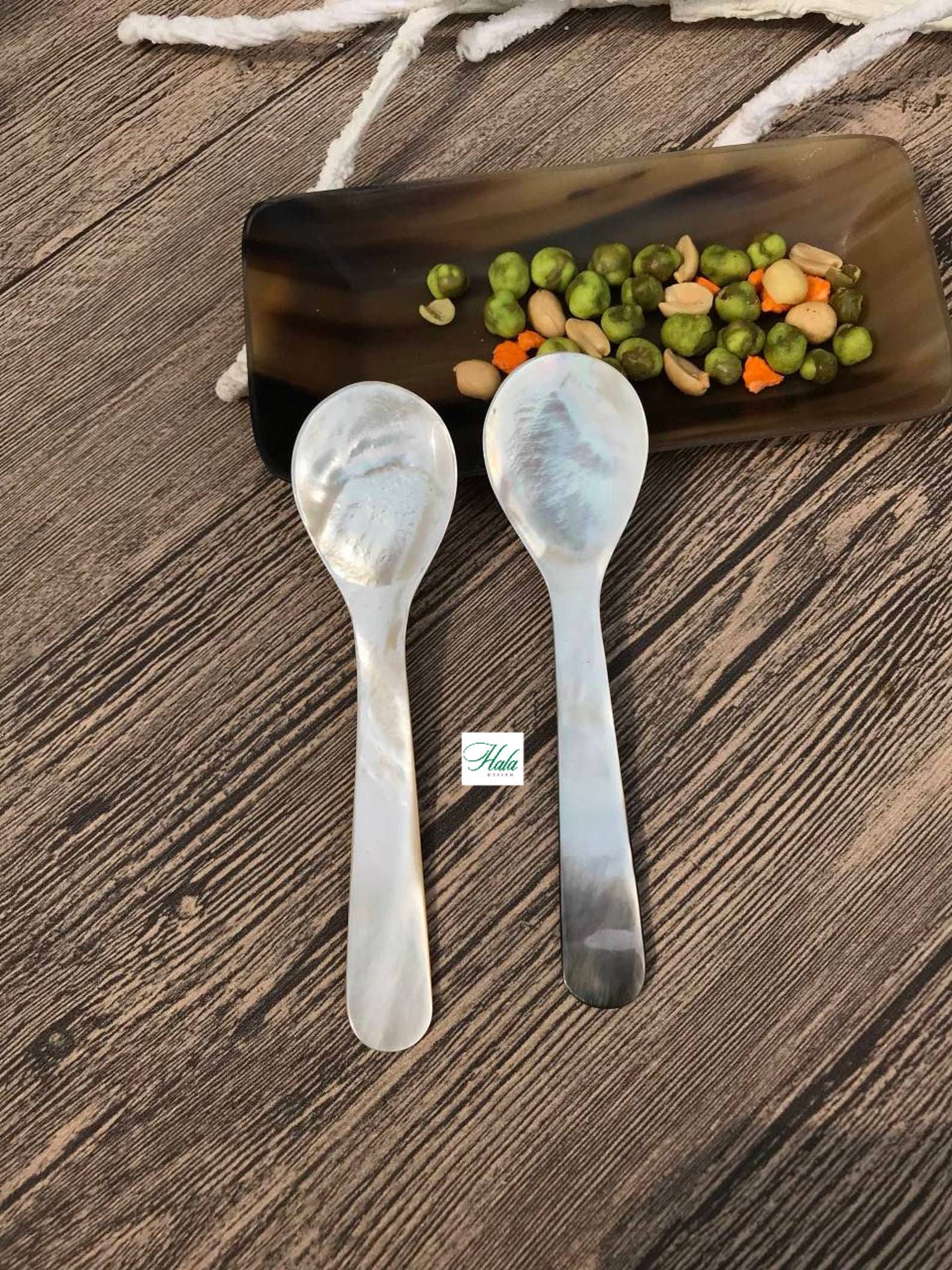 Hala Design - Wholesale Table Spoon (Cutlery) - Custom Oyster Caviar Spoon, Golden Oyster Caviar Spoon8