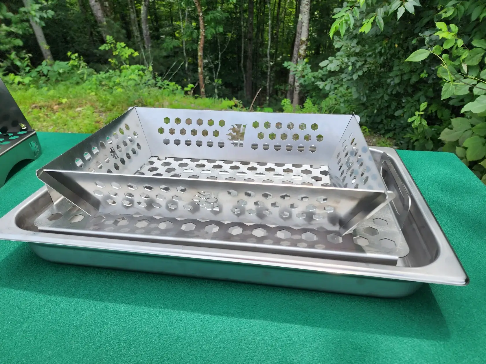 Humphrey's BBQ, Inc - Wholesale Outdoor Grill Tools - Click n' Cook Basket-Small 7.5"X9.5"4