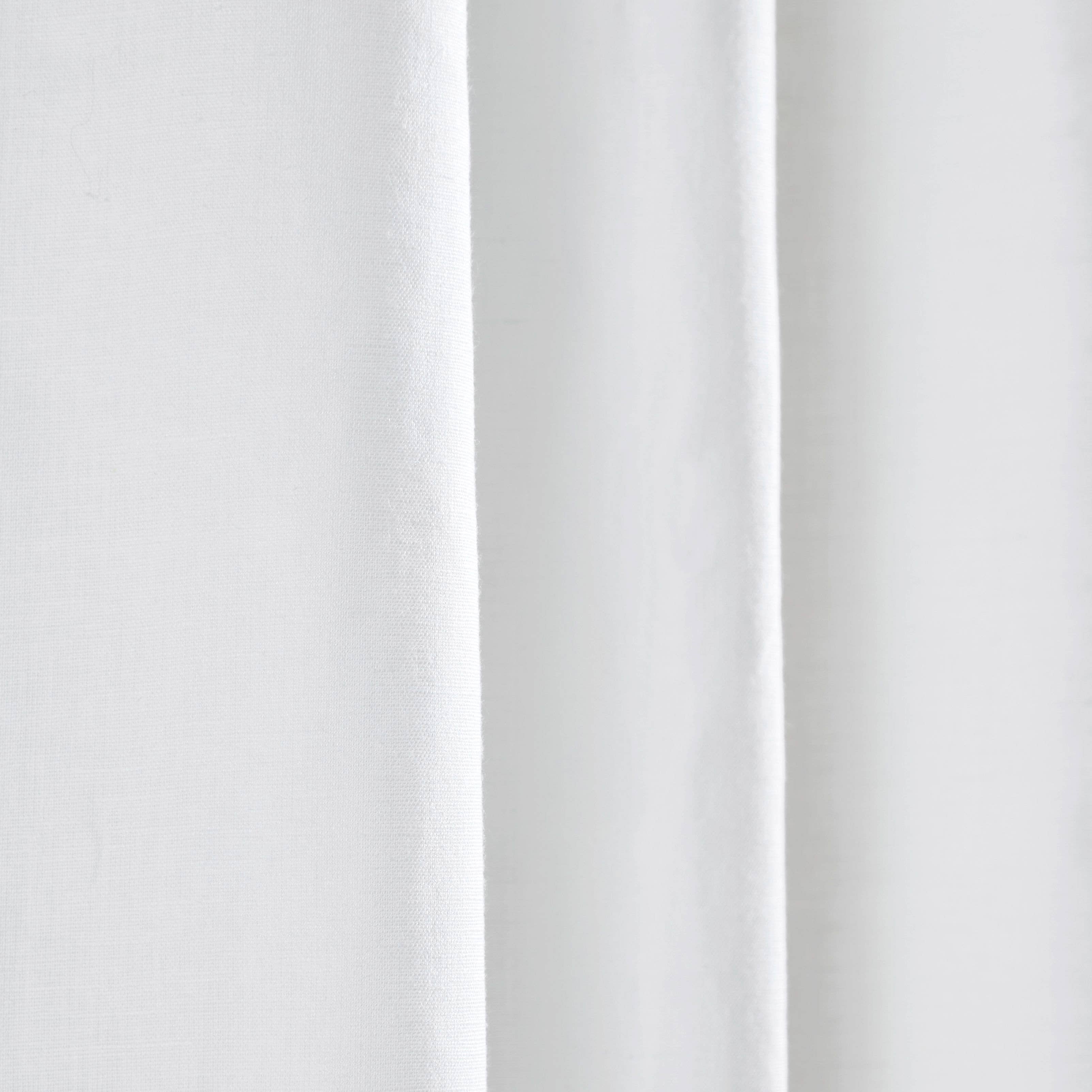 Kendall Linen Cotton Curtain, White for wholesale on Faire2