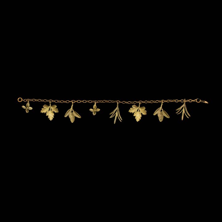 Michael Michaud - Wholesale Charm/Dangle Bracelet - Petite Herb Charm Bracelet