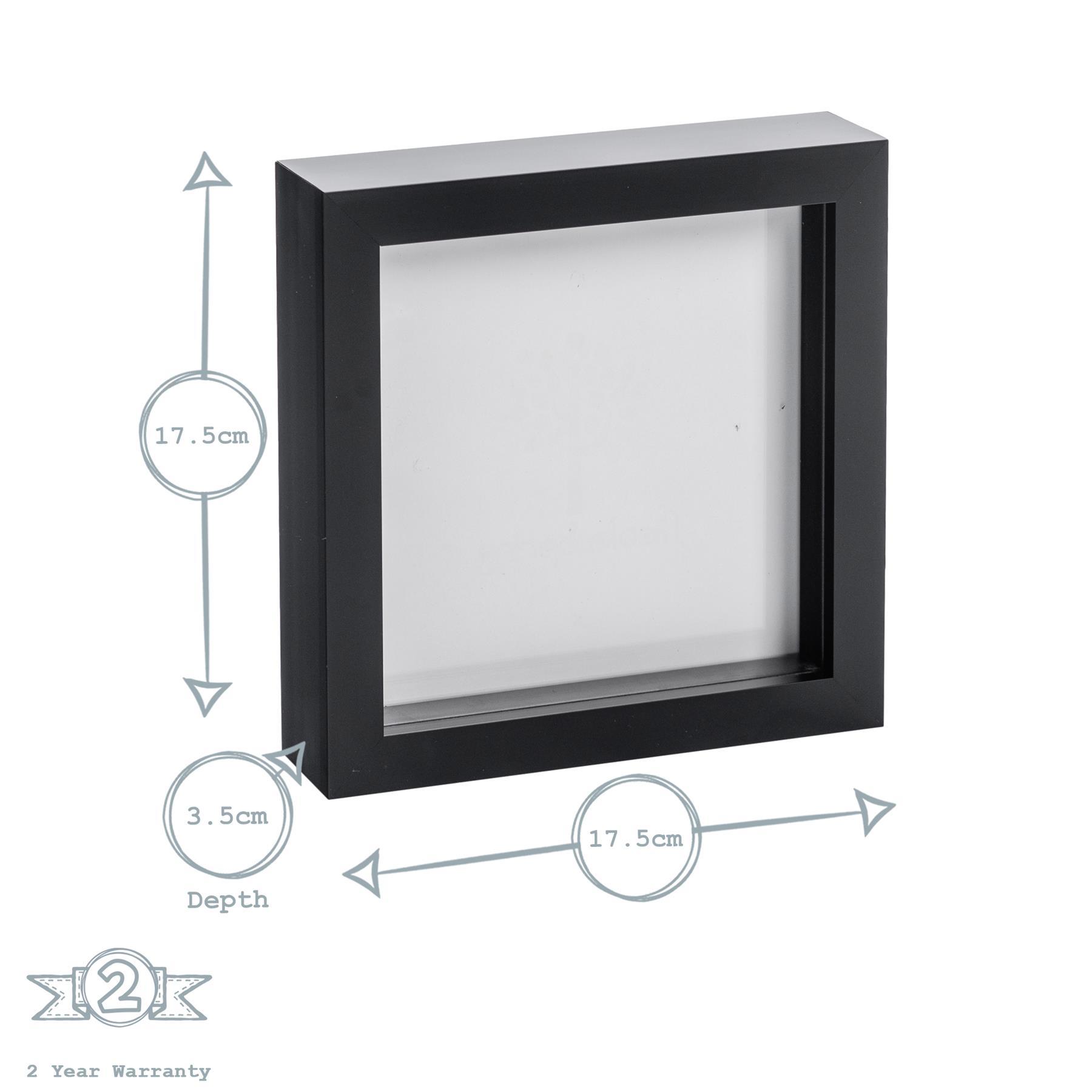 Rinkit Ltd - Wholesale Picture Frame - Nicola Spring Box Photo Frame - 6x6 - Black6