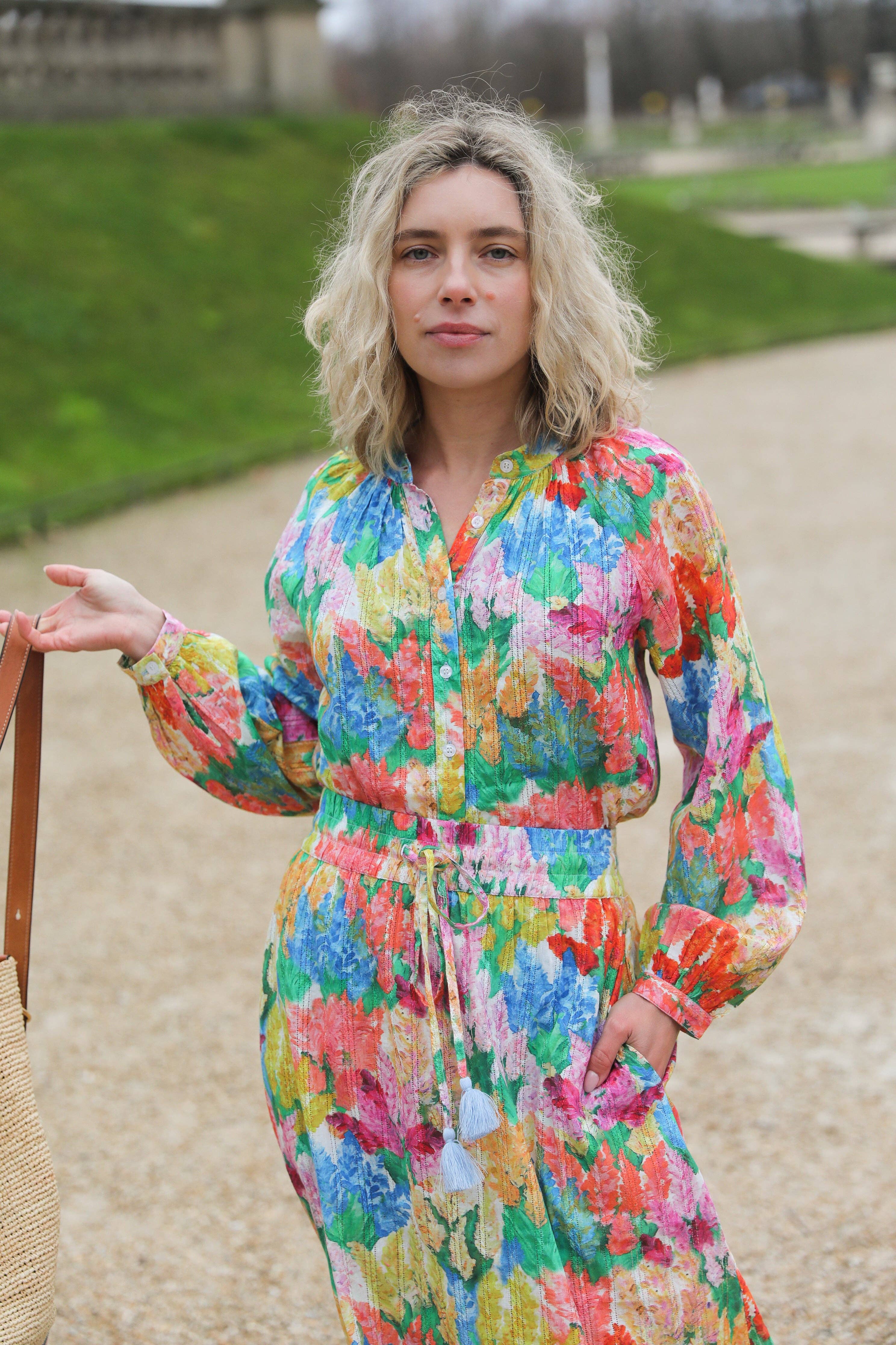 Frank & Dollys - Wholesale Button Down Shirt - Women's - Jardin Blouse3