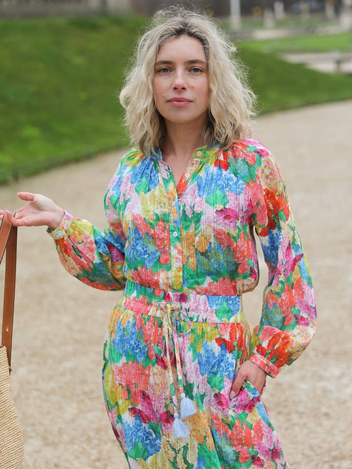 Frank & Dollys - Wholesale Button Down Shirt - Women's - Jardin Blouse3