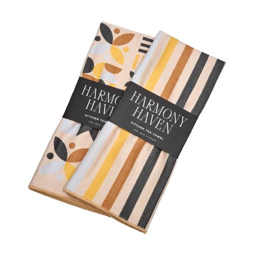 Harmony Haven Tea Towels – wholesale Kökshandduk – Vändbar Starlite Kökshandduk – Miljövänlig Köksdekor
