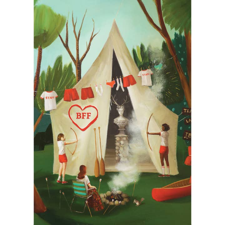 Summer Camp Card for wholesale by Hester & Cook - Stationery