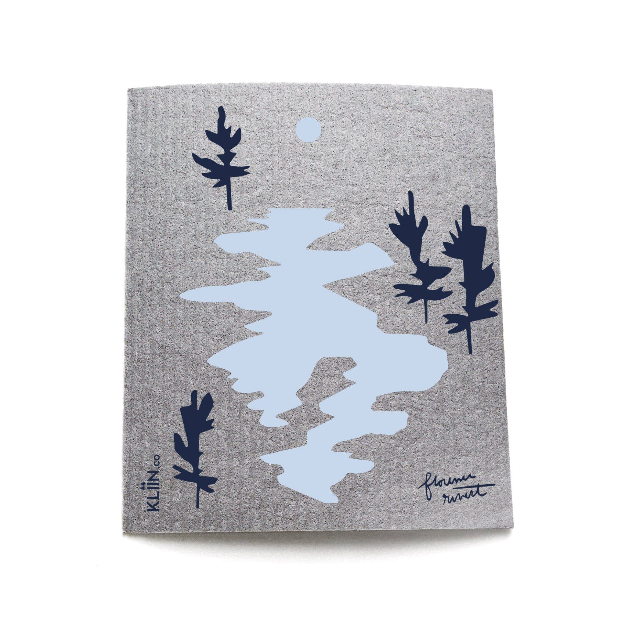 The Unscented Company - Wholesale Dishcloth - TUC x Florence Rivest Kliin Reusable Cleaning Cloth | River0