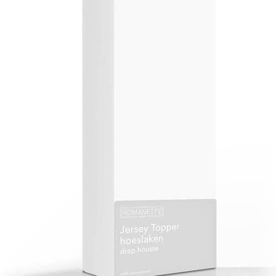 Romanette Single Jersey Mattress Topper White for wholesale on Faire