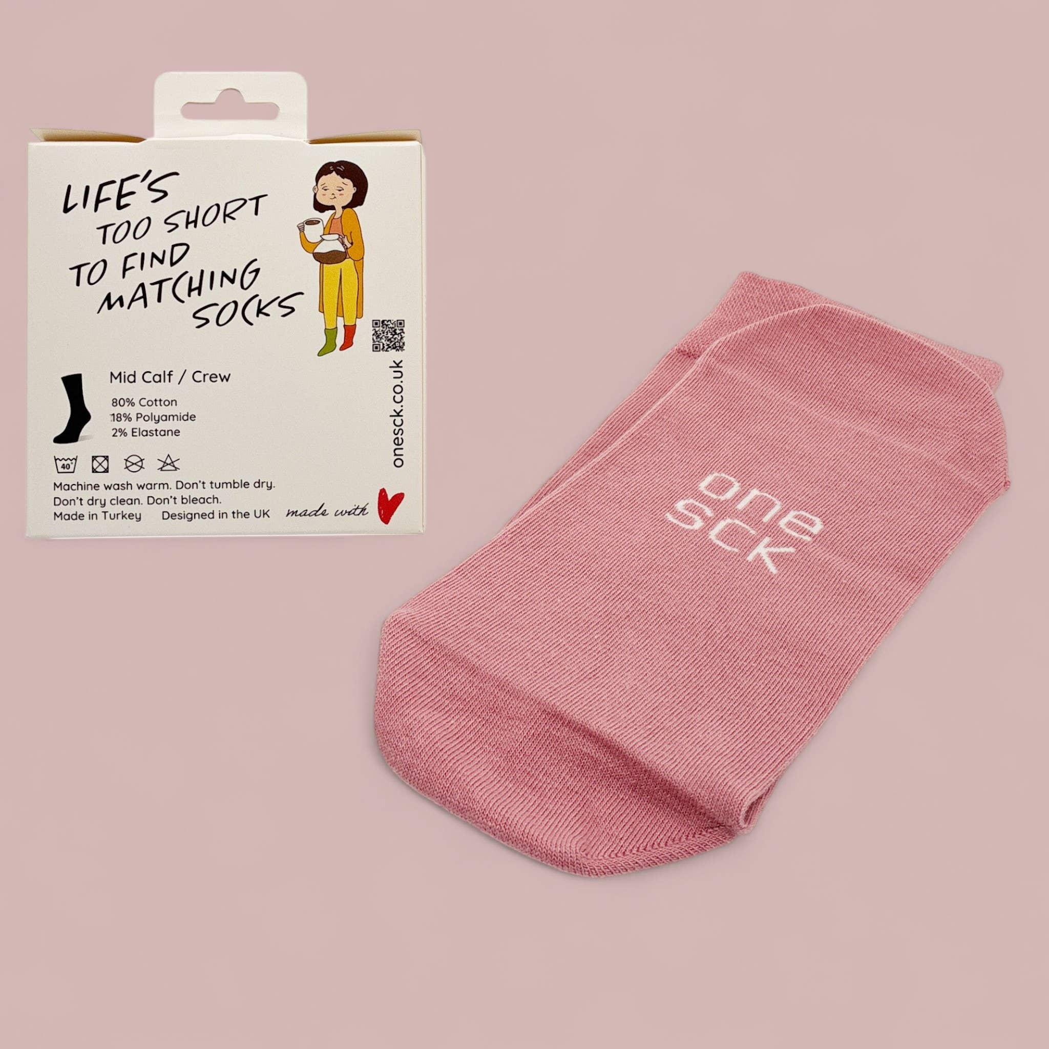 ONESCK – Meias - Unissexo por atacado – Meias Solteiras Simples | Meia Rose Gold | Ideia de Presente Elegante1