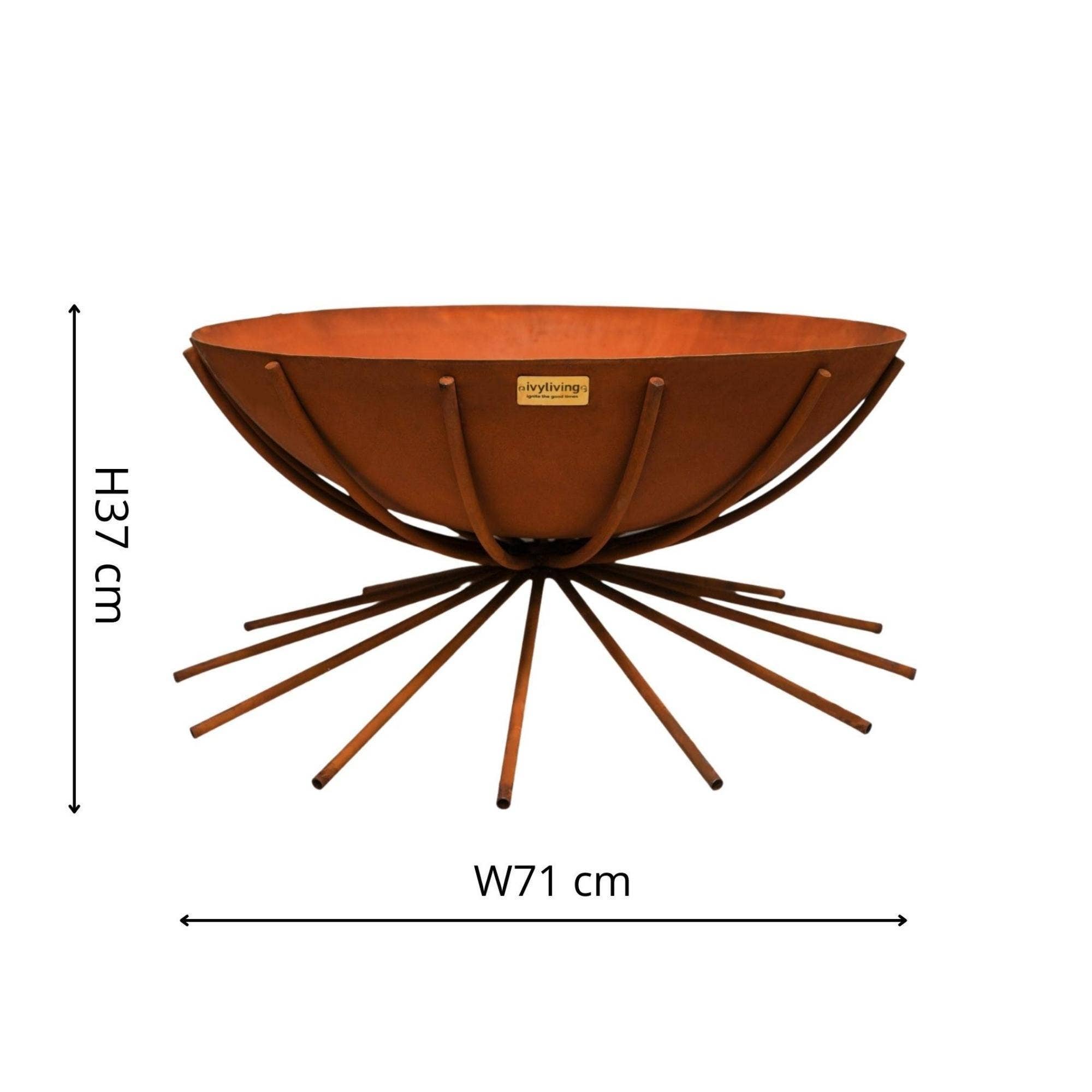 Ivyline International - Wholesale Fire Pit - Outdoor MetalDakota Firebowl9