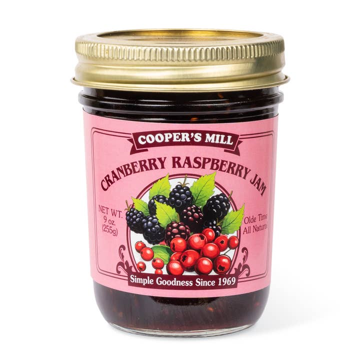 Cranberry Raspberry Jam - Half Pint for wholesale by Cooper's Mill