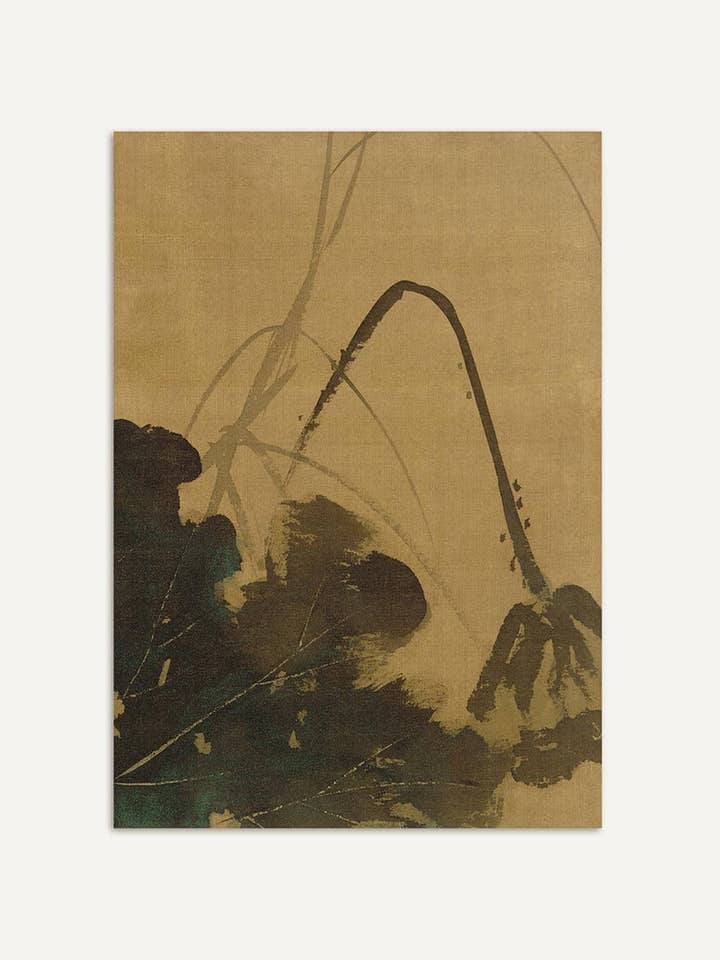 Wabi-Sabi Art Print – Lotus for wholesale by Modern Antique Prints