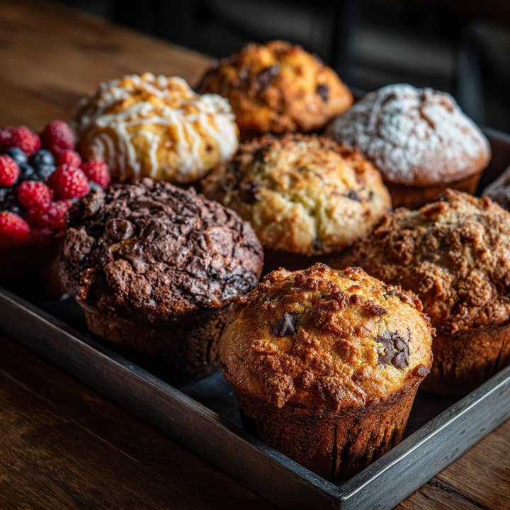 Freshly Milled Celiac Safe Muffin Mix 1 lb (16 oz) – Organic Brown Rice, Sweet Rice & Corn Starch Blend with Vanilla Bean for wholesale by Lilacs and Lemons Farmhouse Bakery