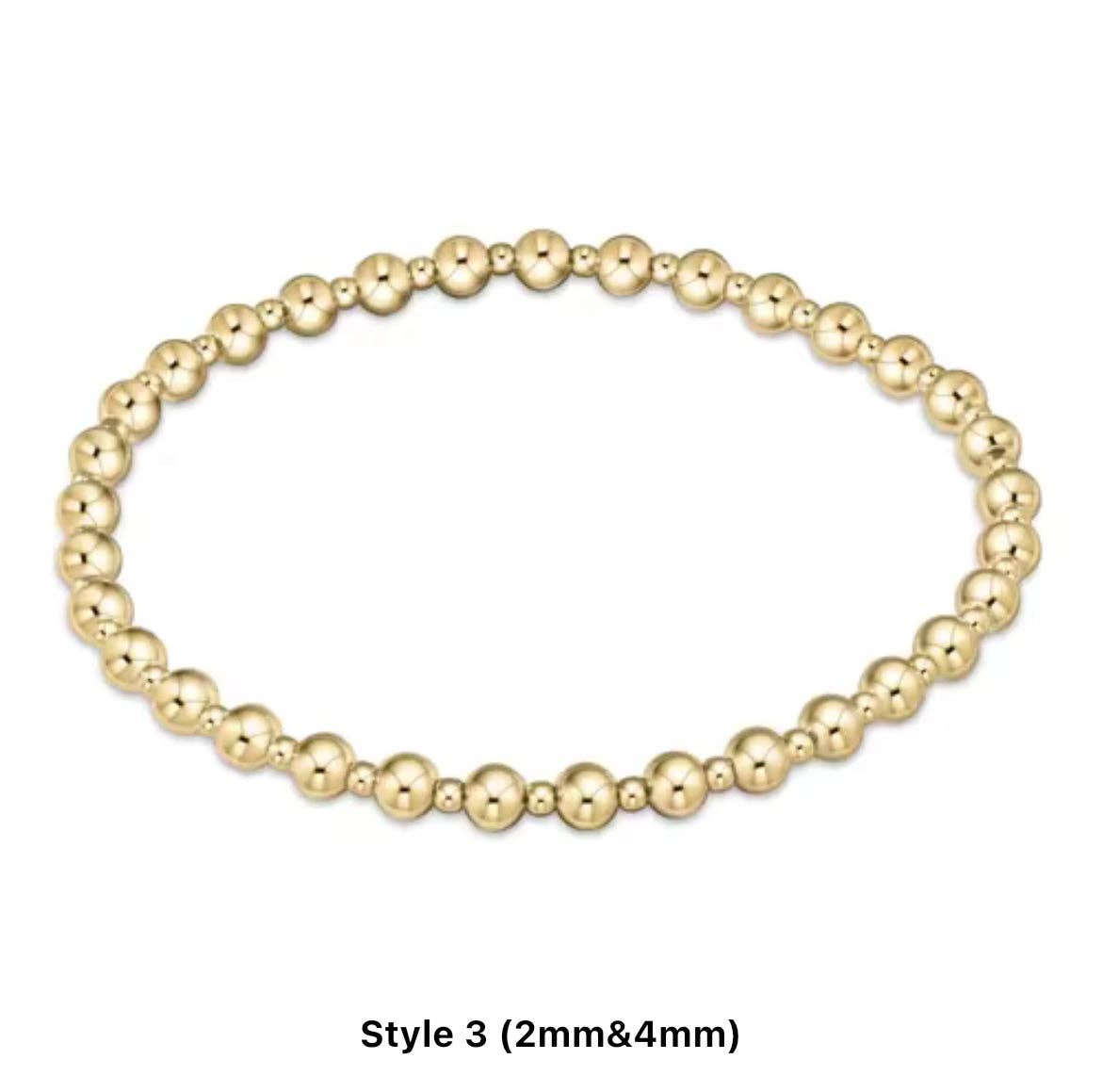 Curated By Suarez - Wholesale Beaded Bracelet - Classic Multi Mixed Beaded Waterproof Non-Tarnish Bracelets7