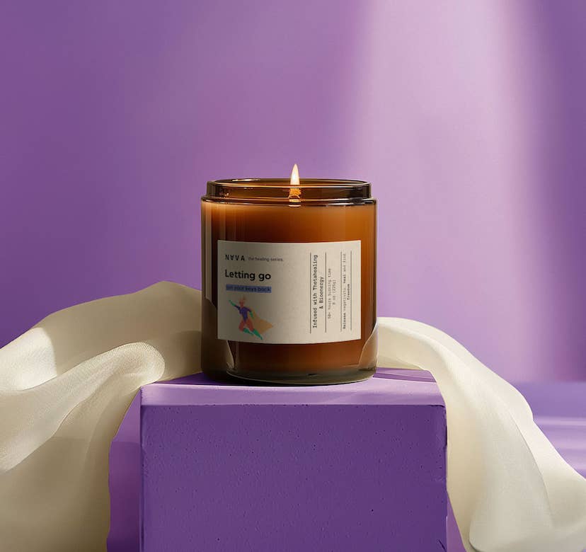 NAVA - Wholesale Jar/Filled Candle - Scented Organic Soy Candle - Letting Go