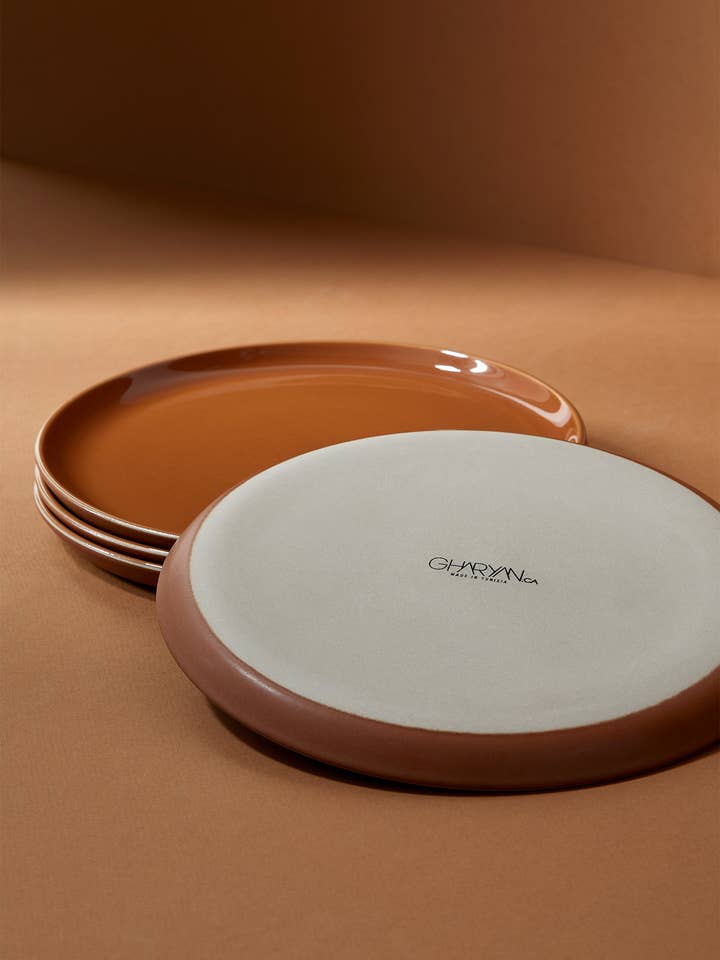 Handmade Stoneware Flat Salad/Dinner Plate | Edan 9.4" and other Purchase Wholesale flat white. Free Returns & Net 60 Terms on Faire trending on Faire.