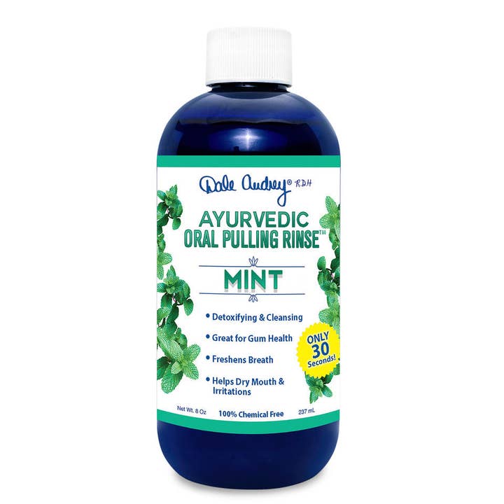 Dale Audrey ® R.D.H. Ayurvedic Pulling Rinse 8 oz for wholesale by Oral Fitness, Inc./Dale Audrey RDH