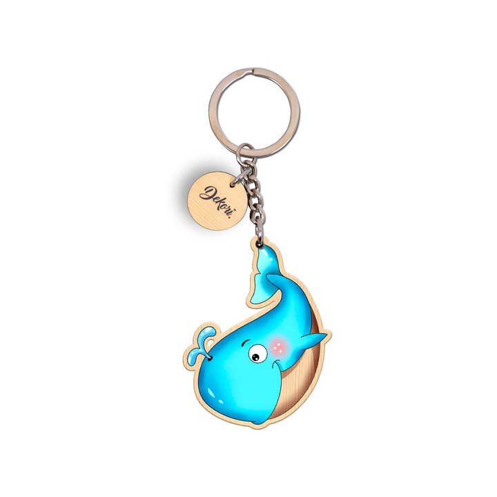 Porte-clés en forme de baleine pour la vente par Dekori