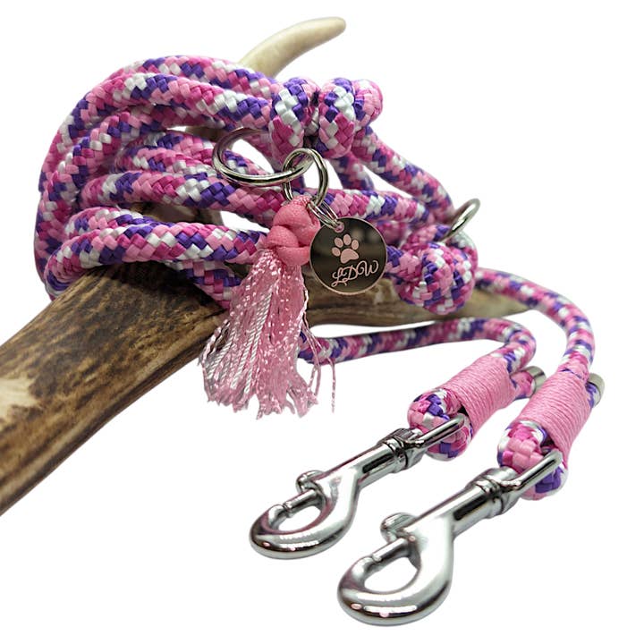 Trela de woof | Trela 3 pontos Country girl 8mm por atacado de Laisse de wouf