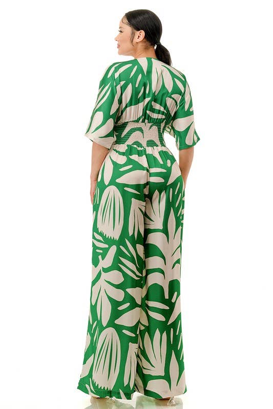 Namatt Design - Wholesale Jumpsuit - Women's - Plus Front Zip Elastic Back Wide Palazzo Jumpsuit\4