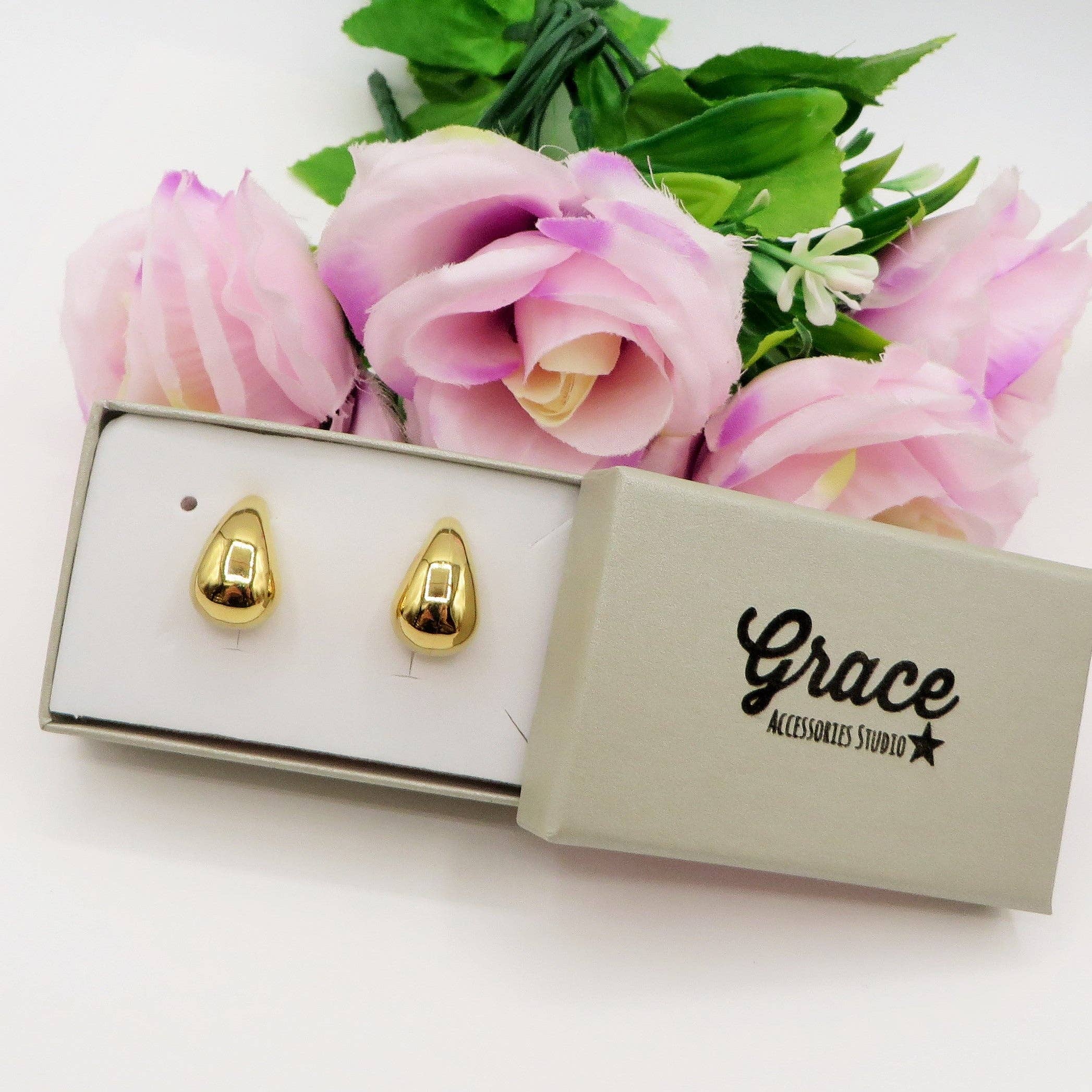 Daemon srls – Engroshandel Hængeøreringe og creoløreringe – DROP 4 størrelser - rustfrit stål ~ par tunge dråbeøreringe17