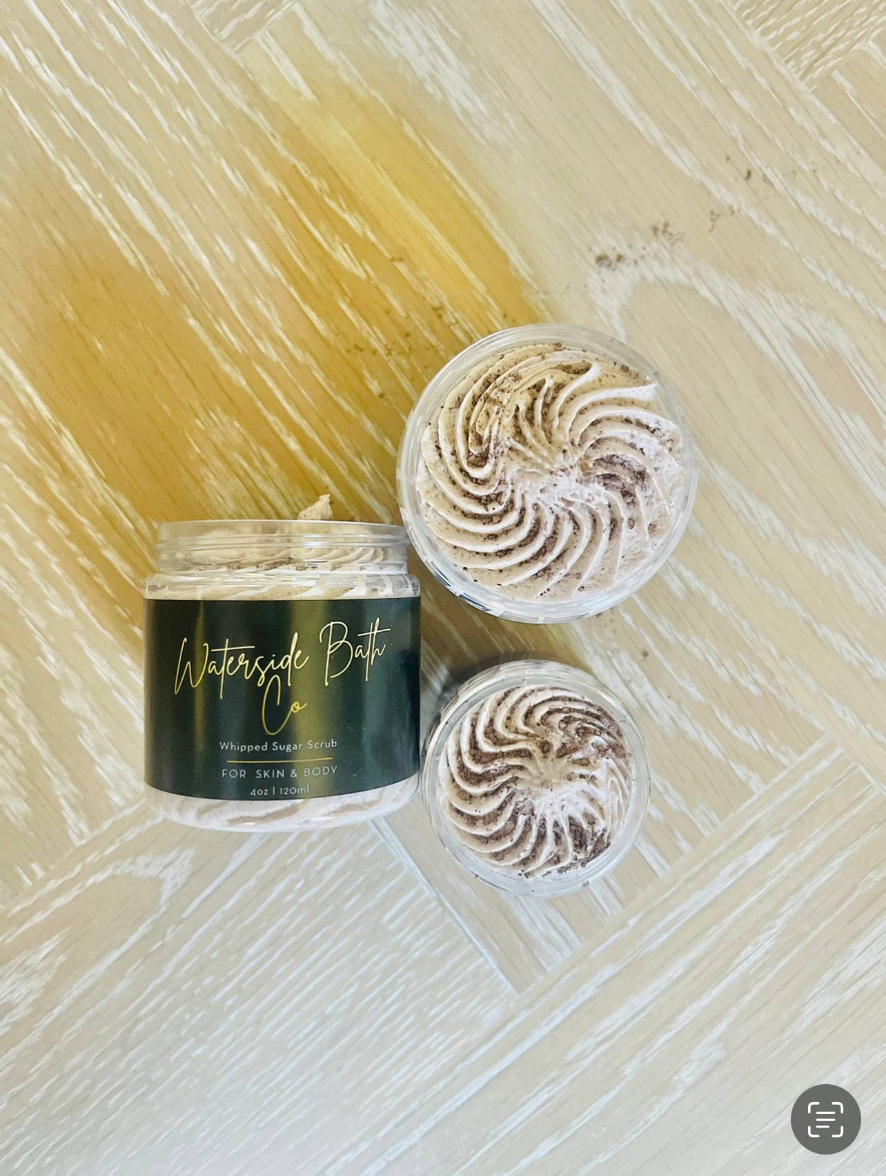 Waterside Bath Co - Vente Gommage/exfoliant pour le corps - Gommage au sucre fouetté pour raser et couper les cheveux1